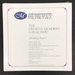 Creative Memories Holiday Pages 12x12 Blank Scrapbook Refills RCM-12H